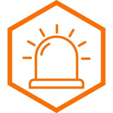 Uyarı simgesi vektör illüstrasyonu