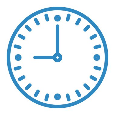 saat modern simge vektör illüstrasyonu