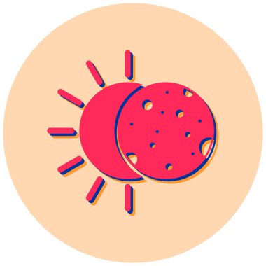 donut. Web simgesi basit illüstrasyon