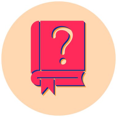 kitap simgesi vektör illüstrasyonu