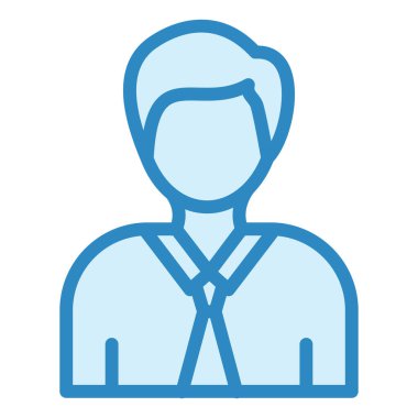 Profesör. Web simgesi basit illüstrasyon