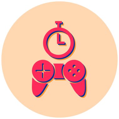 Oyun kolu. Web simgesi basit tasarım