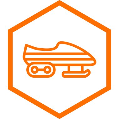 kayak simgesi vektör illüstrasyonu