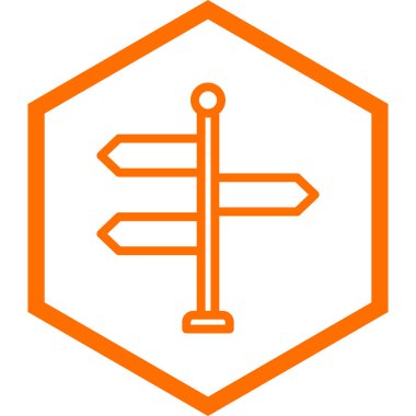 Projeniz için yön ok simgesi