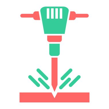 Tornavida. Web simgesi basit illüstrasyon