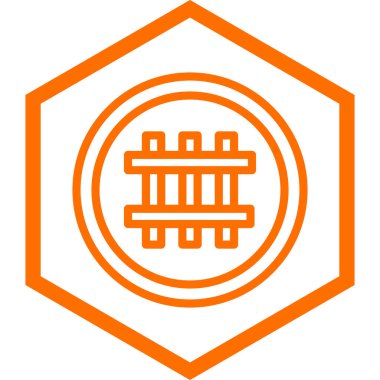 Modern b 'nin vektör illüstrasyonu zincir simgesinden yoksun