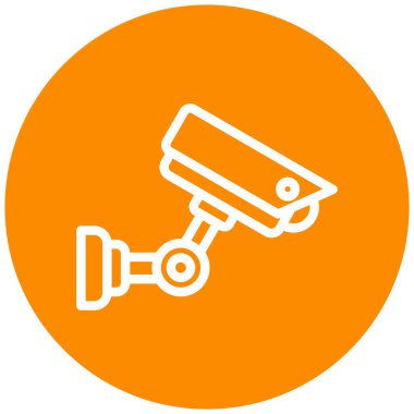 Güvenlik kamerası. Basit resimleme