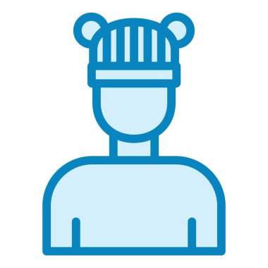 İnsan modern ikon vektör illüstrasyonu 