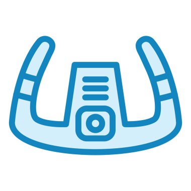 Uçak Direksiyonu modern ikon vektör çizimi 