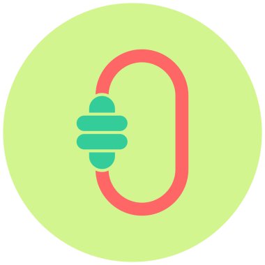 Karabinalı. Web simgesi basit illüstrasyon