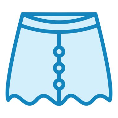 Etek. Web simgesi basit illüstrasyon