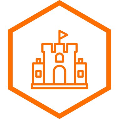 kale vektör simgesi modern basit illüstrasyon