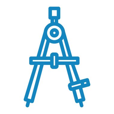 Pusula. Web simgesi basit illüstrasyon