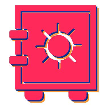 Güvenli vektör simgesi modern illüstrasyon