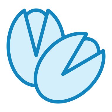 Fıstık ikonu vektör illüstrasyonu 