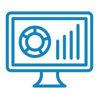 izleyici ikon vektör illüstrasyonu