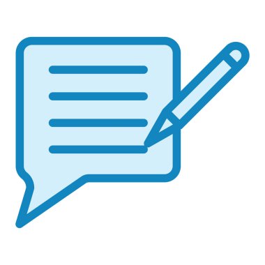 Geri bildirim simgesi. Basit resimleme