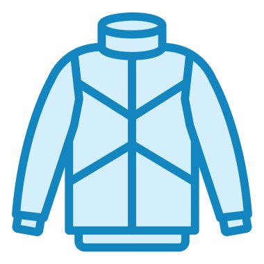 Ceket. Web simgesi basit illüstrasyon 