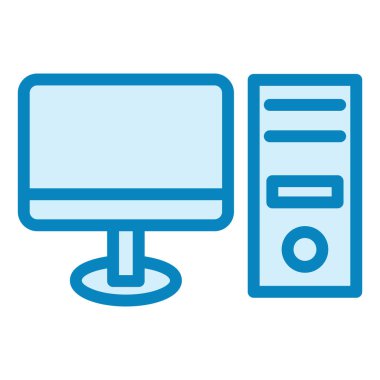 Bilgisayar. Web simgesi basit tasarım 