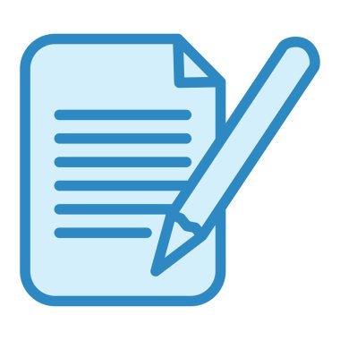 Belge. Web simgesi basit illüstrasyon