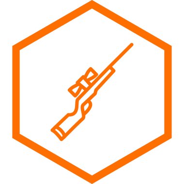 Askeri bıçak ikonu. vektör illüstrasyonu