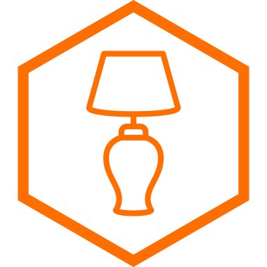 Lamba. Web simgesi basit illüstrasyon
