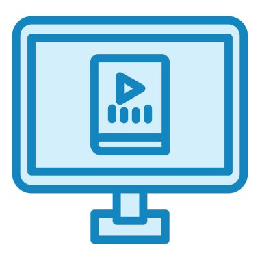 Kitap. Web simgesi basit illüstrasyon