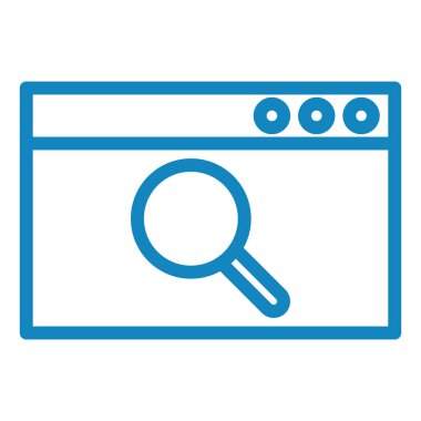 Tarayıcı araması. Web simgesi