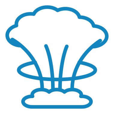 patlama simgesi, vektör illüstrasyonu basit tasarım