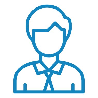 avatar. Web simgesi basit illüstrasyon