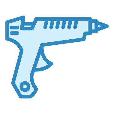 Yapıştırıcı Silahı modern ikon vektör çizimi 