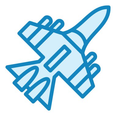 Jet modern simge vektör illüstrasyonu 