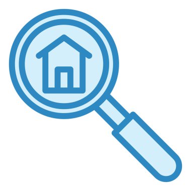 Arama yeri. Web simgesi basit illüstrasyon 