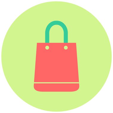 Alışveriş çantası. Basit resimleme