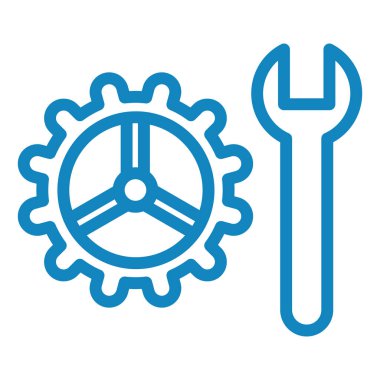 Ayarlar simgesi. Basit tasarım