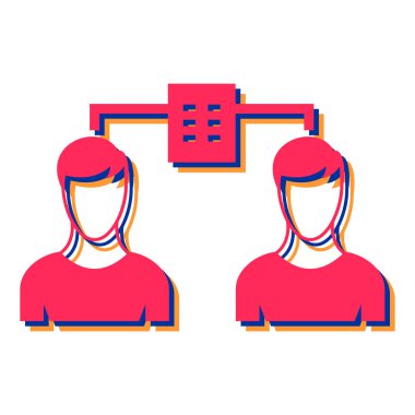 insanlar, ilişki, eğitim, ağ, iletişim, kişi, avatar, erkek, kadın, çizgi,