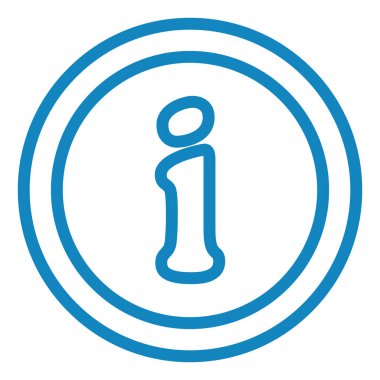 bilgi, web simgesi vektör illüstrasyonu