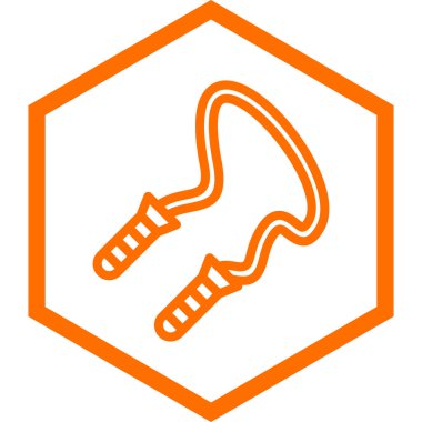 İp simgesi. vektör illüstrasyonu