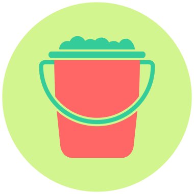 Kum kovası. Web simgesi basit tasarım