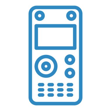 cep telefonu simgesi. İnternet için radyo vektör simgelerinin özet çizimi