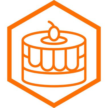 Tek davul simgesinin vektör illüstrasyonu