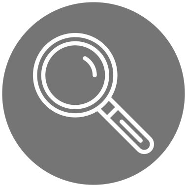 büyütme cam vektör simgesi