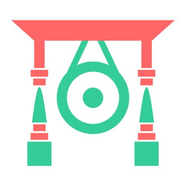 Yapı ve geliştirme düz vektör simgesi