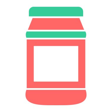 reçel kavanozu vektör illüstrasyonu