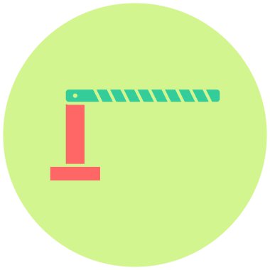 Yol simgesi, vektör illüstrasyonu