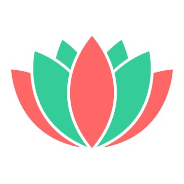Lotus çiçeği logo vektörü
