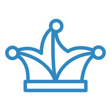 taç simgesi vektör illüstrasyonu