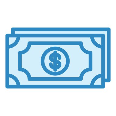 Para için. Web simgesi basit illüstrasyon