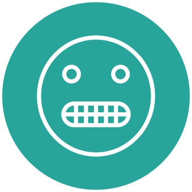 yüz simgesi, vektör illüstrasyonu 