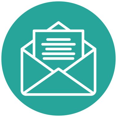 E- posta simgesi vektör illüstrasyonu